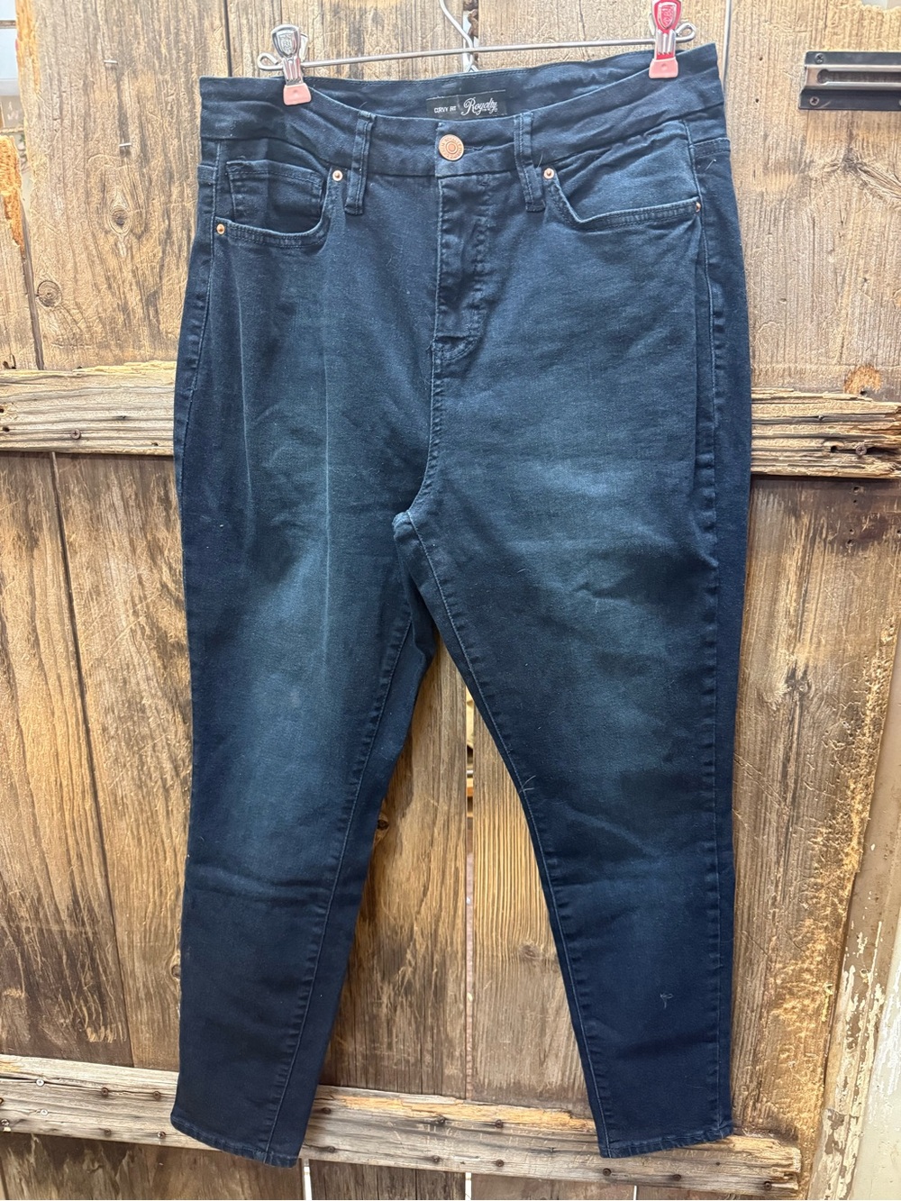 Royalty For Me Dark Blue Straight Leg Women's Jeans